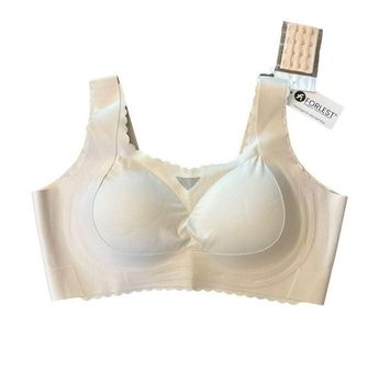 Forlest Helena Bra Size 3XL Beige Scalloped Natural Uplift 38I 40DDD 40G  40H - $35 New With Tags - From Stephanie