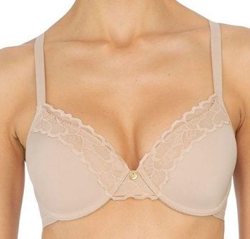 Natori Bra Hidden Glamour Full Fit Contour Underwire Bra Cafe 34DDD EUC  #736044 Size undefined - $35 - From Liz