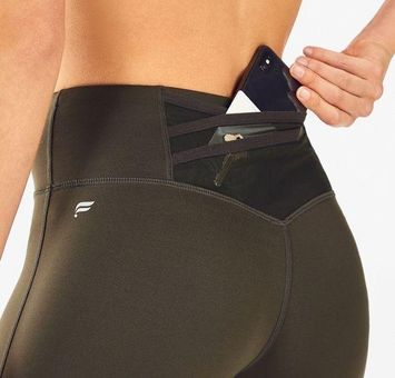 Fabletics Trinity High Waist Pocket Legging Army - $39 - From Lizanne