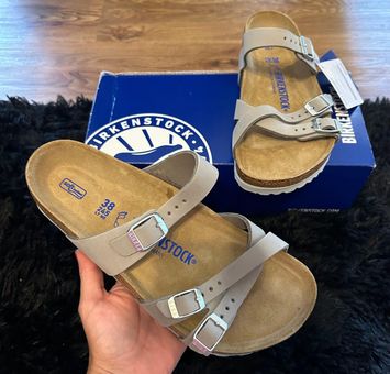 Birkenstock Gizeh Women's Metallic Brownish Gold Sandals Shoes Size: 39 / 8  | SidelineSwap