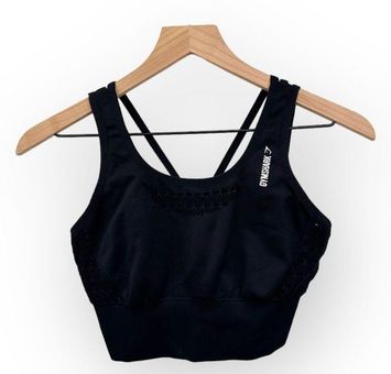 Gymshark Gymshark Seamless Scoop Neck Bralette- Black 20.00