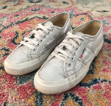 NEW 2750 Nappa in Metallic Silver by Superga – The Perfect Provenance