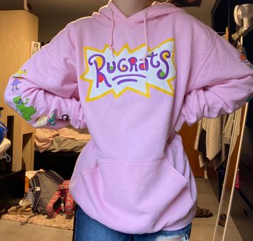 Nickelodeon Rugrats Hoodie Pink Size L 13 35 Off Retail