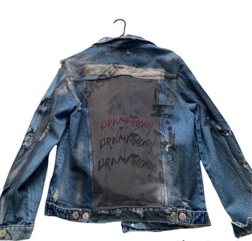 Zara - Trafaluc - Zara Distressed Denim Jacket on Designer Wardrobe