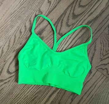 Gymshark Sweat Seamless Sports Bra Green Size XS - $17 (66