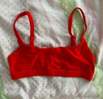 SKIMS Fits Everybody Scoop Bralette Red Size XS - $28 (17% Off