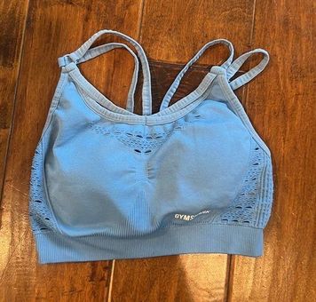 Gymshark - blue sports bra pads included Size XS - $19 - From Mooshkini