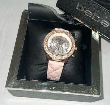 Buy Bebe Womens Fashion Watch With Crystals Covered Dial Online in India -  Etsy