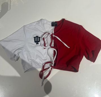 Hype & Vice Indiana University Game Day Tie Top Size M - $26 (35% Off  Retail) - From Mika