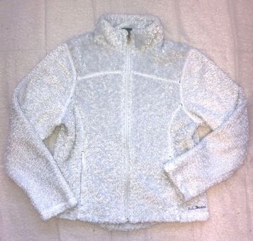 pale blue fleece jacket