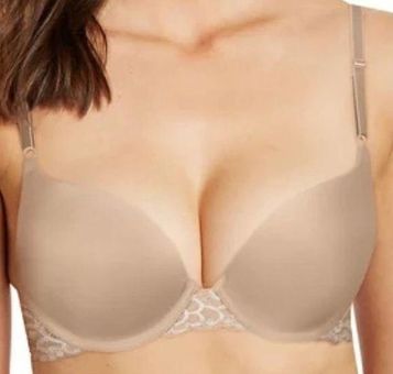 Maidenform Bra One Fab Fit Push Up Bra Lace Natural/White Lingerie Size 38C  NWT - $25 New With Tags - From Leigh