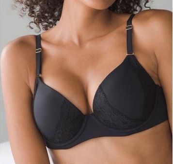 Soma Embraceable Perfect Coverage Bra Black Lace 38D Size