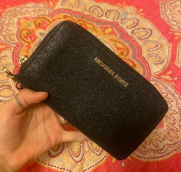 Michael Kors Micheal Lord Black Glitter Wallet - $30 (79% Off Retail) -  From Cali