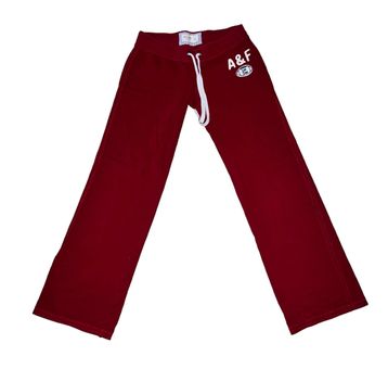 Abercrombie & Fitch Sweatpants - Low Rise: Red Activewear - Size