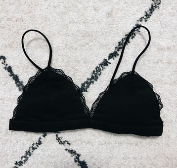 SheIn black silk bralette - $5 (66% Off Retail) - From laurens