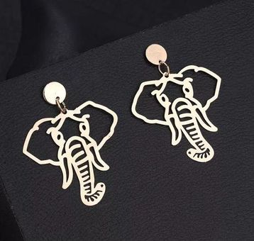 Alex and store ani elephant earrings