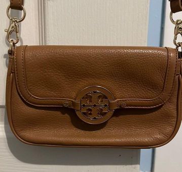 Tory Burch Robinson Small Double Zip Tote Satchel Crossbody Bag Poppy  Orange Red - Walmart.com