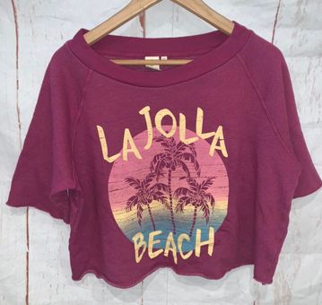 Avocado Sport Wear La Jolla Beach Crop Top Pink Size Xs 35 40 Off Retail From Shannon