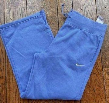 Nike Phoenix Fleece high rise wide leg sweatpants in blue