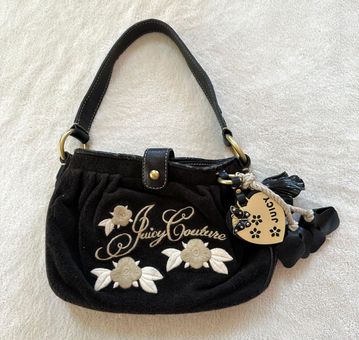 Adorable vintage y2k Juicy Couture purse! Black... - Depop