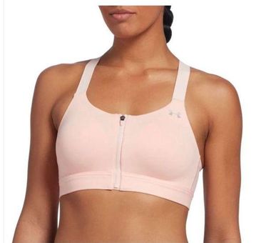 Under Armour Nice New Women's Eclipse High Impact Front Zip Sports Bra Pink  36DD Size undefined - $16 - From Tiffany
