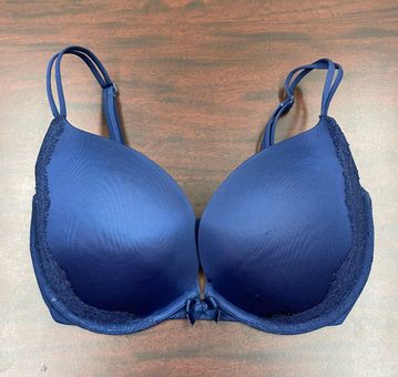 Victoria's Secret Navy Very Sexy Push-up Bra Size 32DDD Blue