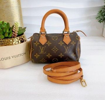 Louis Vuitton VERY CUTE Authentic Nano Mini Speedy Monogram W/ Strap -  $1191 - From Uta