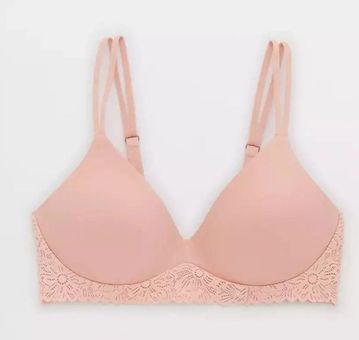Aerie Sunnie Wireless Push Up Blossom Lace Trim Bra Size 34 D - $18 New  With Tags - From Sebnem