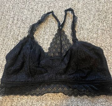 Auden black lace lightly lined bralette Size L - $6 (84% Off Retail