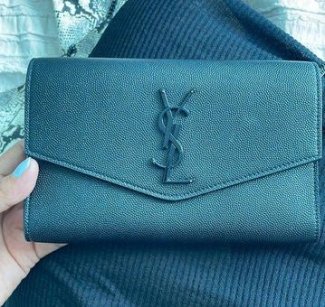 Saint Laurent Uptown Leather Wallet-on-chain