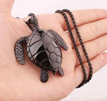 Mens turtle store necklace