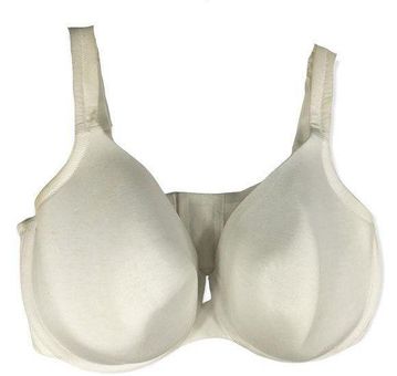 Cacique 44F Bra White Full Coverage Underwire Support Plus Size Lane Bryant  48 - $23 - From Bailey