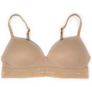 Victoria's Secret PINK Wear Everywhere Lightly Lined Nude