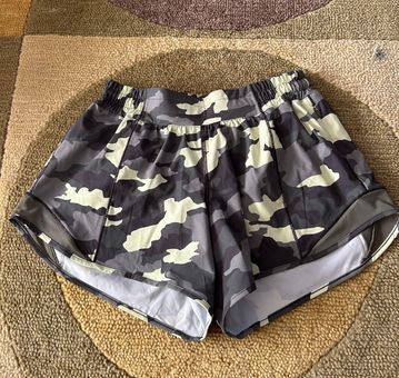 Lululemon Like-New Hotty Hot Shorts Heritage 365 Camo Green