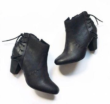 Report booties store black