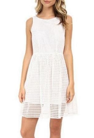 michael kors daisy eyelet dress