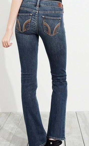 hollister high rise bootcut jeans