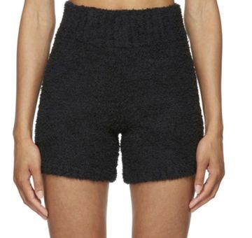 SKIMS: Black Cozy Knit Shorts