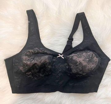 Cacique Black Lace Unlined Full Coverage No Wire Bra Size 44F - $30 - From  Taylor