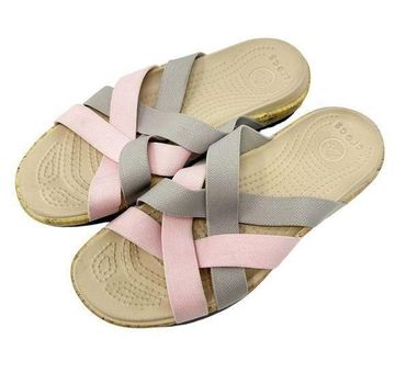 Crocs Women's LiteRide Stretch Sandals Water Shoes, Ice Blue/Almost White,  4 M US : Amazon.ca: Clothing, Shoes & Accessories