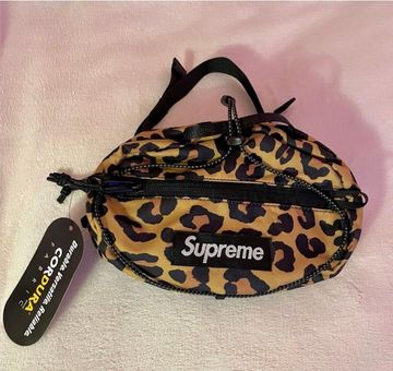 Supreme leopard sales waist bag