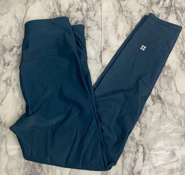 Sweaty Betty x REVOLVE High Shine High Rise 7/8 Length Leggings Teal size  Small - $22 - From Nicole