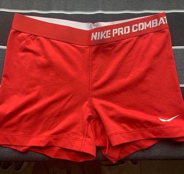 Nike Pro Combat Shorts Red Size L - $15 (40% Off Retail) - From Aj