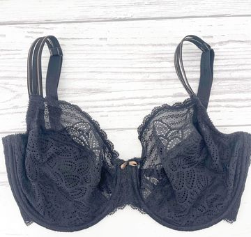 Chantelle Merci Underwire Bra 32G 32 (4D) Black - $22 - From Resell