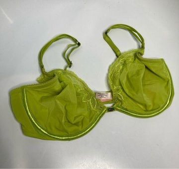 Victoria's Secret green sheer very sexy bra size 36D - $32 - From Nifty