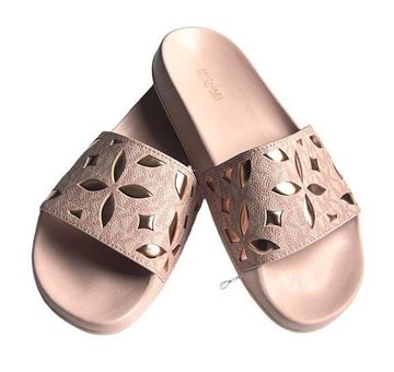 Michael kors sales flower sandals