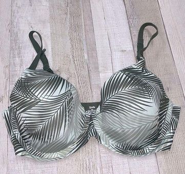 Kindly bra green tropical print size 36D padded push-up - $25 - From Melinda