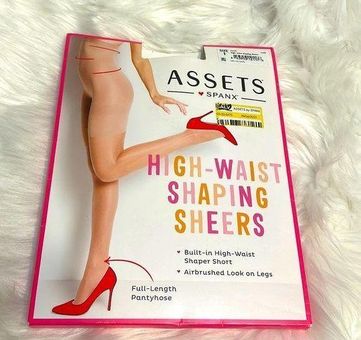 Assets Spanx High Waist Shaping Sheers Pantyhose 269B Nude