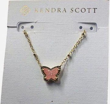 Kendra Scott Heart 14k Rose Gold Necklace in Pink Sapphire – Smyth Jewelers