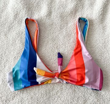 Best seller! Rainbow stripe bikini set